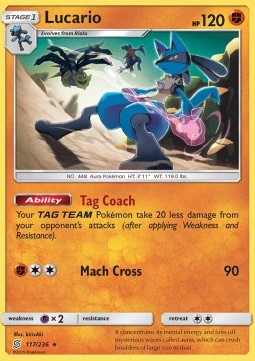 Lucario - Unified Minds (Rare) [UNM-117]