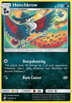 Honchkrow - Unified Minds (Rare) [UNM-130]