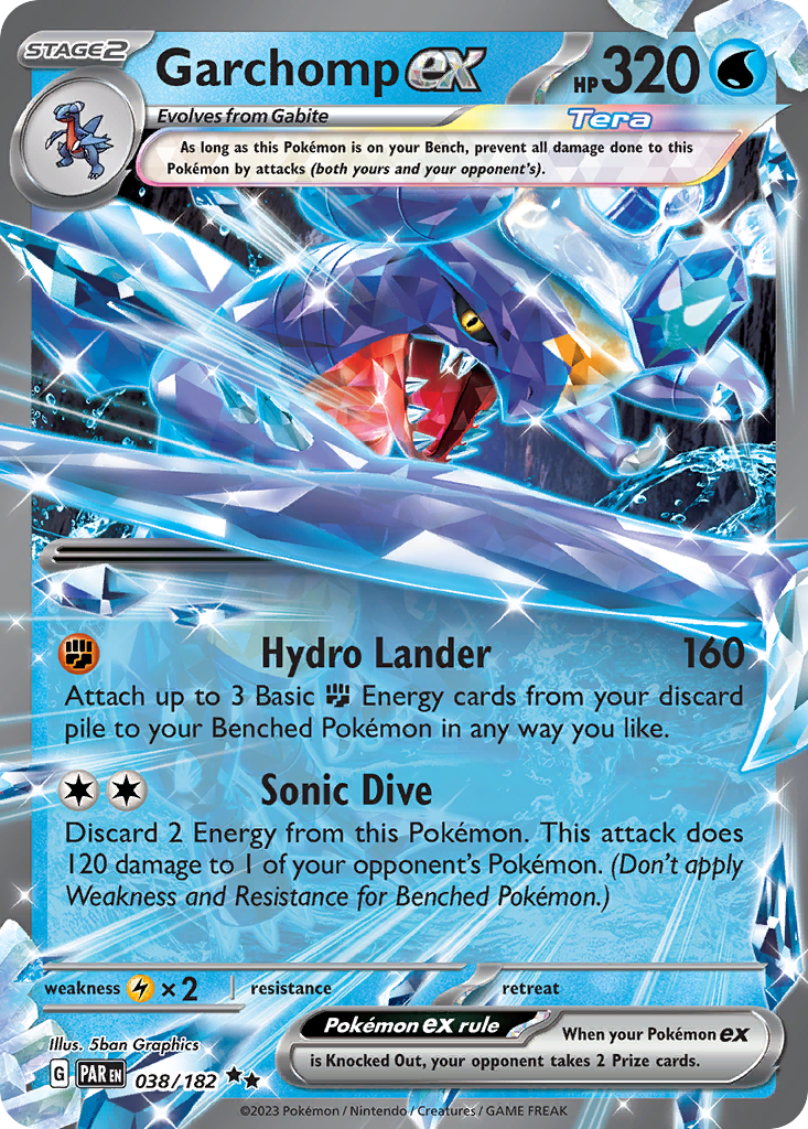 Garchomp ex - Paradox Rift (Double Rare) [PAR-038]