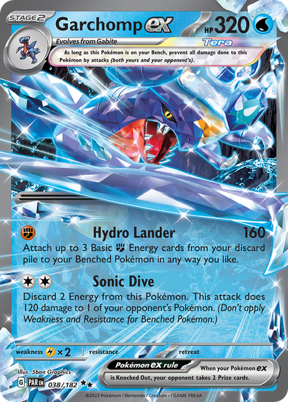 Garchomp ex - Paradox Rift (Double Rare) [PAR-038]