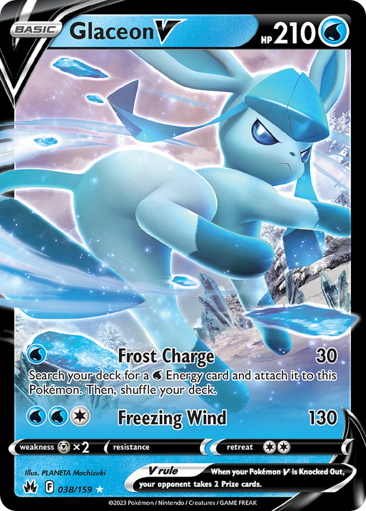 Glaceon V - Crown Zenith (Ultra Rare) [CRZ-038]