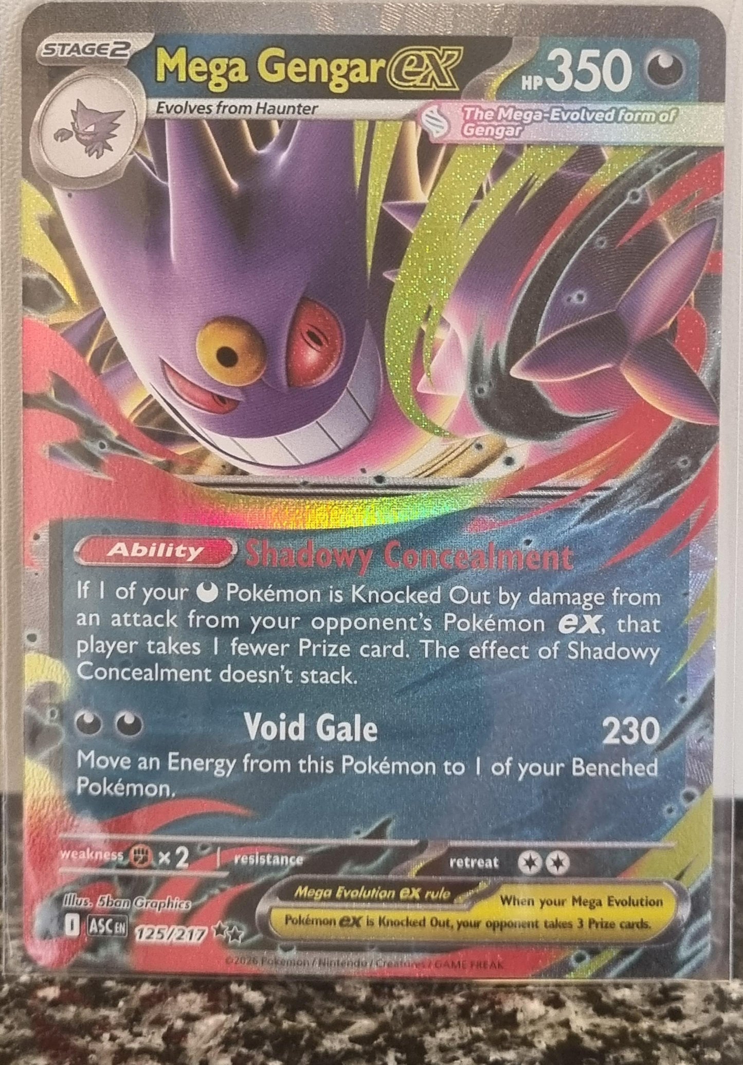 Mega Gengar ex - Phantasmal Flames (Double Rare) [PFL-056]