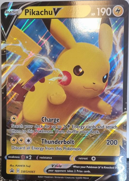 Pikachu V - SWSH Black Star Promos (Oversized) [SWSH-061]