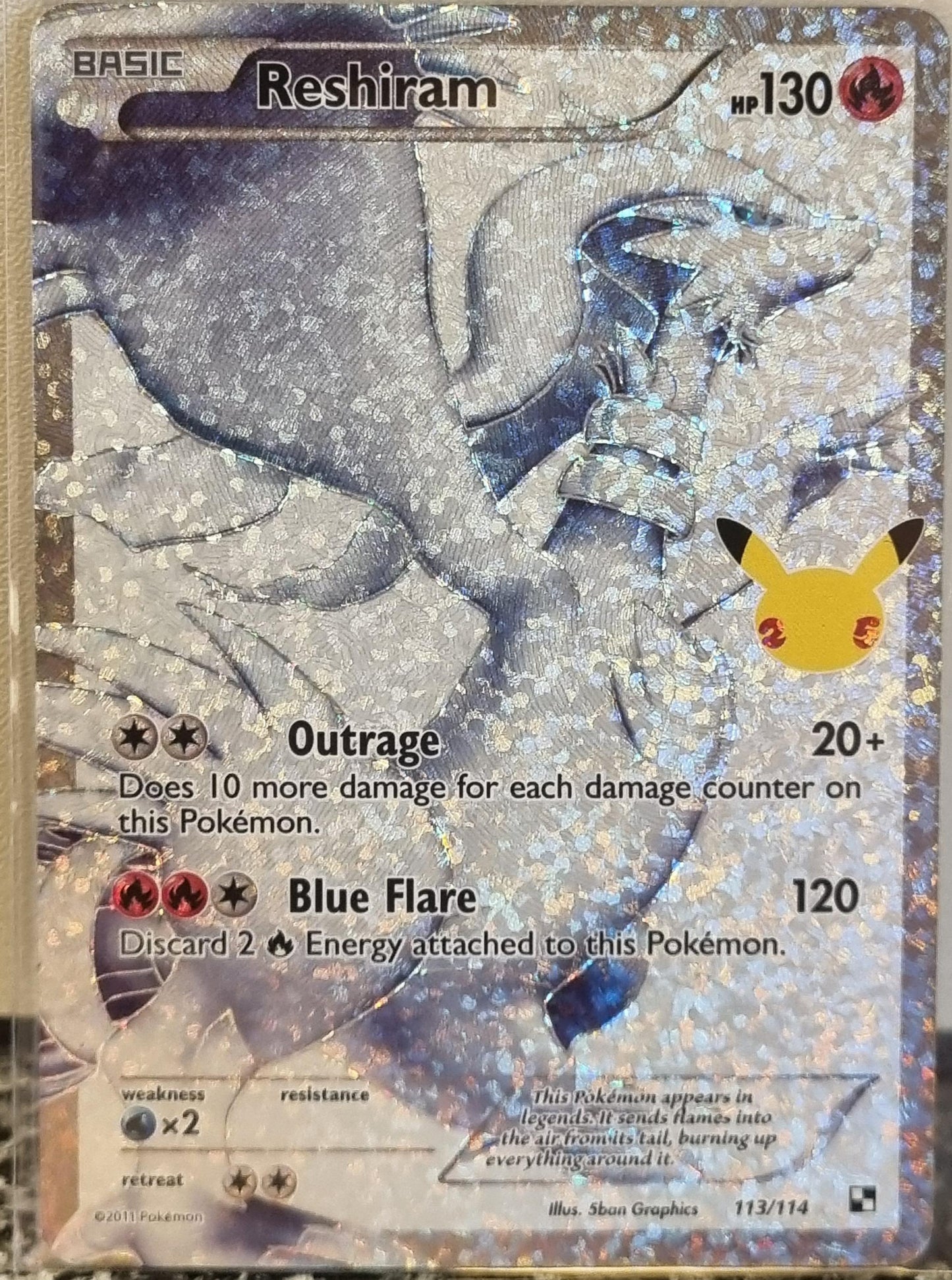Reshiram - Celebrations (Ultra Rare) [CEL-BLW 113]