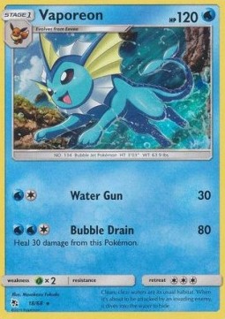 Vaporeon - Hidden Fates (Holo Rare) [HIF-18]