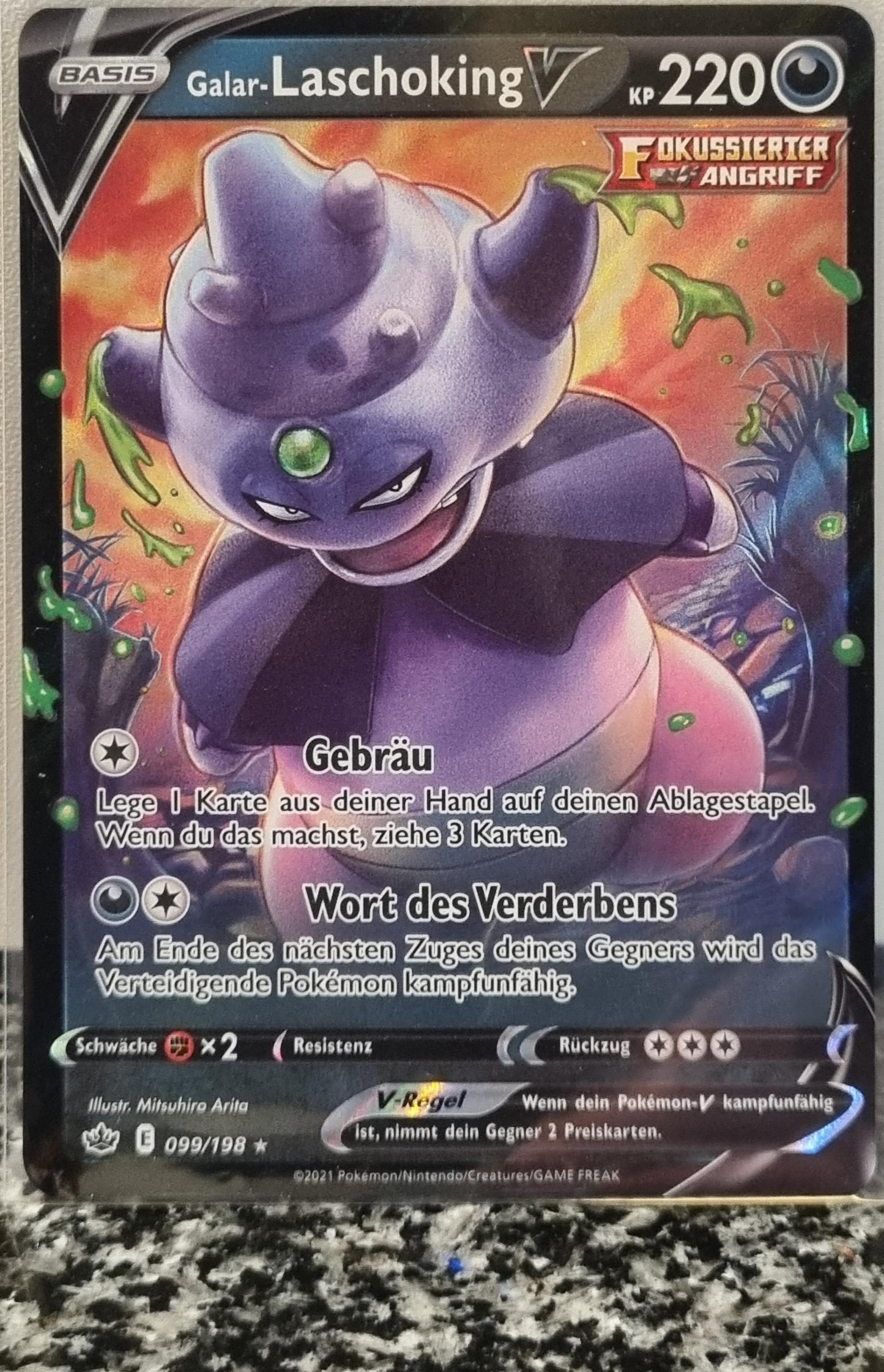 Galarian Slowking V - Chilling Reign (Ultra Rare) [CRE-099]
