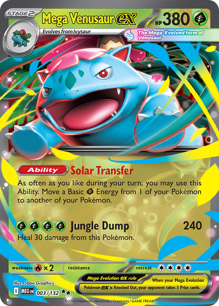 Mega Venusaur ex - Mega Evolution (Double Rare) [MEG-003]