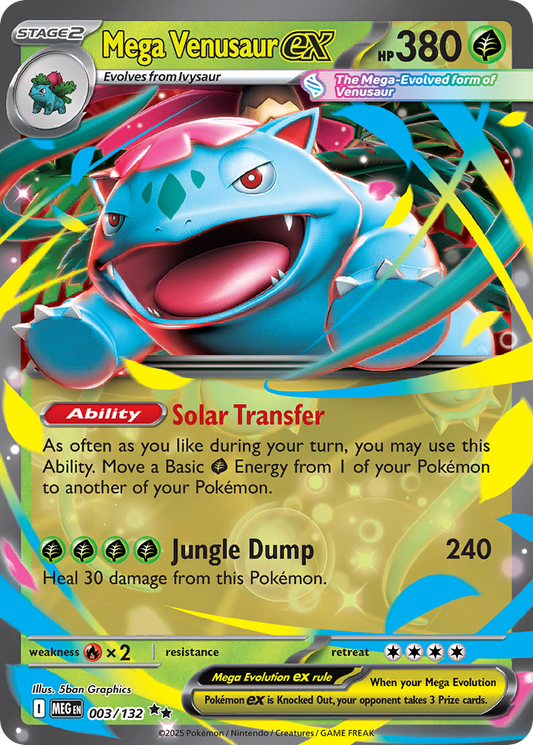 Mega Venusaur ex - Mega Evolution (Double Rare) [MEG-003]