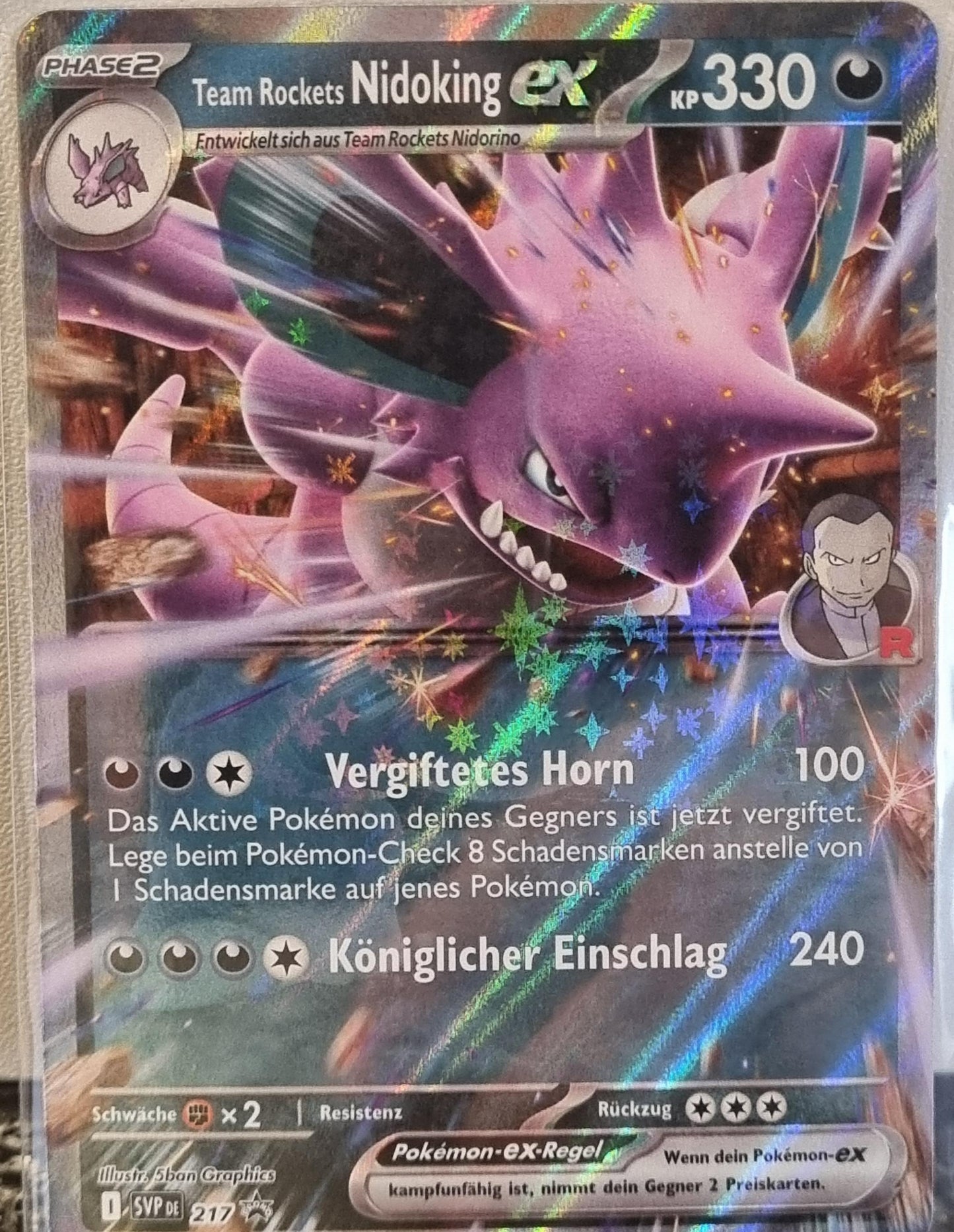 Team Rocket's Nidoking ex - SV Black Star Promos (Promo) [SVP-217]