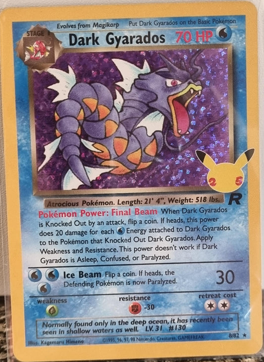 Dark Gyarados - Celebrations (Holo Rare) [CEL-TR 8]