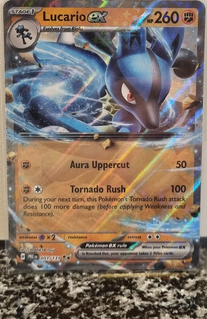 Lucario ex - Prismatic Evolutions (Double Rare) [PRE-051]