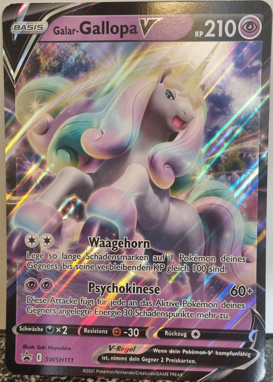 Galarian Rapidash V - SWSH Black Star Promos (Oversized) [SWSH-111]