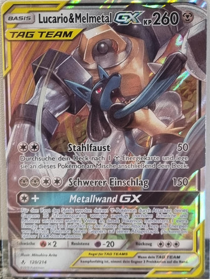 Lucario & Melmetal GX - Unbroken Bonds (Ultra Rare) [UNB-120]