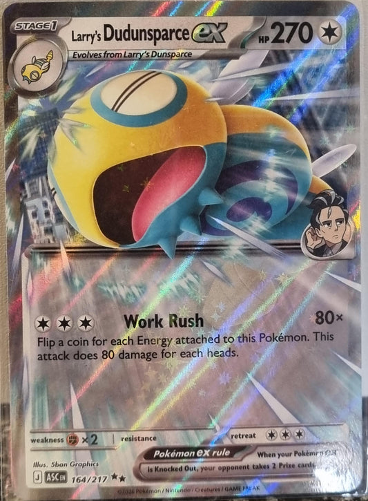 Larry's Dudunsparce ex - Ascended Heroes (Double Rare) [ASC-164]