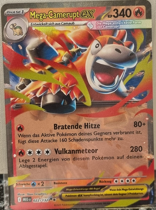Mega Camerupt ex - Mega Evolution (Double Rare) [MEG-022]