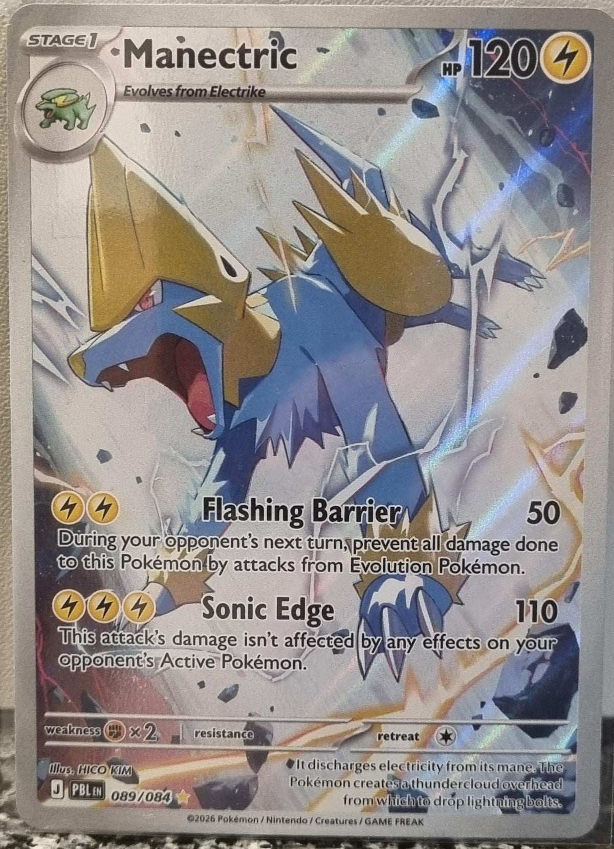 Manectric - Pitch Black (Illustration Rare) [PBL-089]
