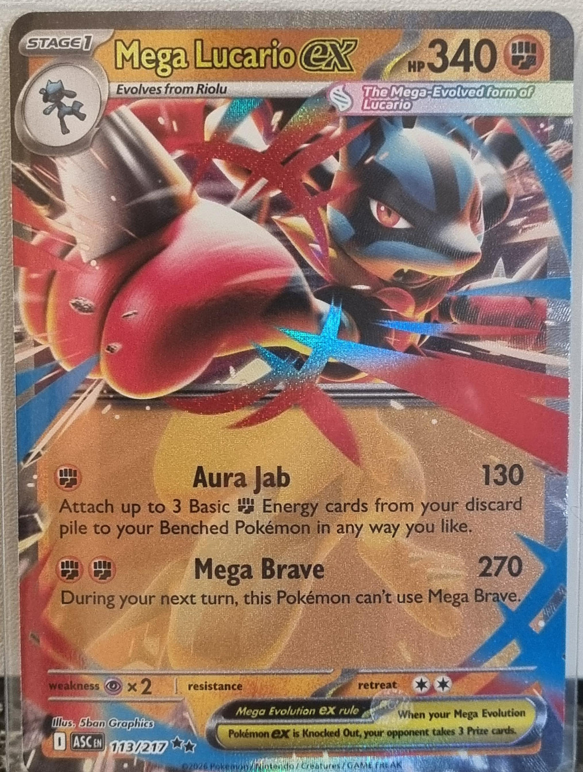Mega Lucario ex - Ascended Heroes (Double Rare) [ASC-113]