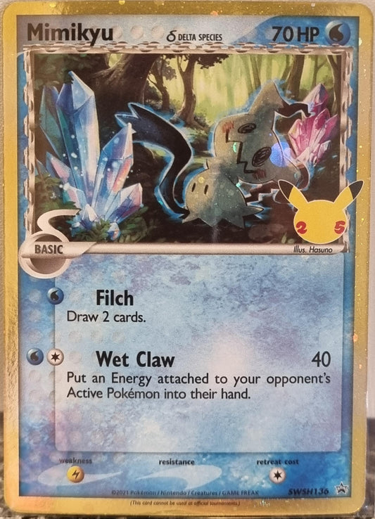 Mimikyu δ Delta Species - SWSH Black Star Promos (Promo) [SWSH-136]
