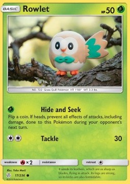 Rowlet - Cosmic Eclipse (Common) [CEC-17]