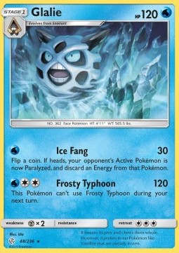 Glalie - Cosmic Eclipse (Rare) [CEC-48]