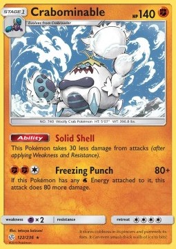 Crabominable - Cosmic Eclipse (Rare) [CEC-122]