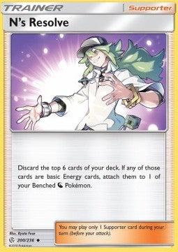 N's Resolve - Cosmic Eclipse (Uncommon) [CEC-200]