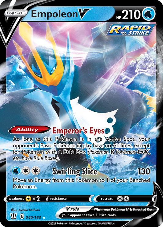Empoleon V - Battle Styles (Ultra Rare) [BST-40]