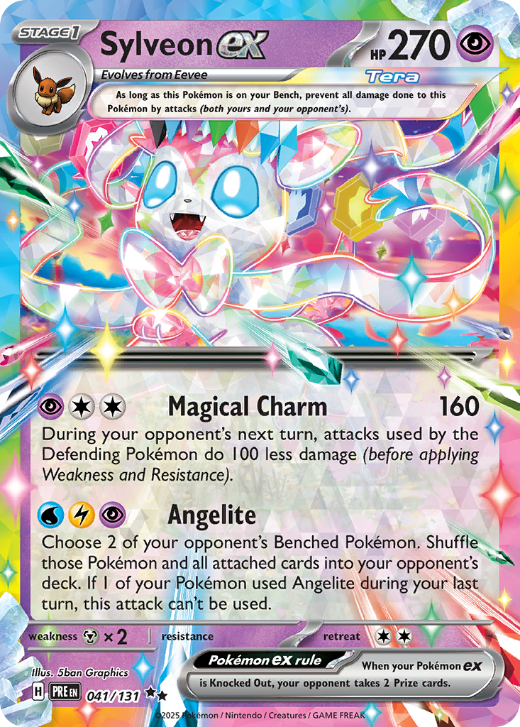 Sylveon ex - Prismatic Evolutions (Double Rare) [PRE-041]