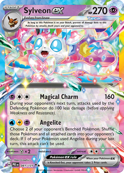 Sylveon ex - Prismatic Evolutions (Double Rare) [PRE-041]