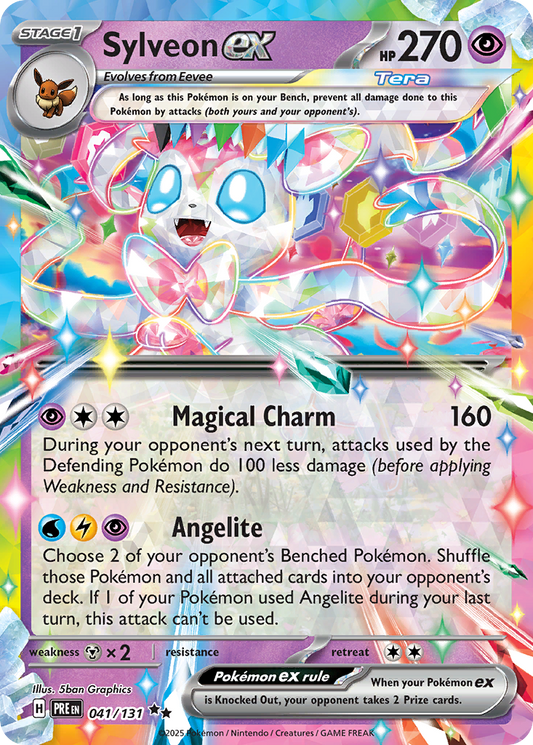 Sylveon ex - Prismatic Evolutions (Double Rare) [PRE-041]