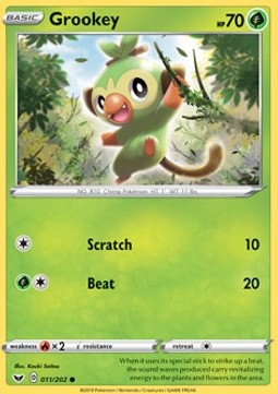 Grookey - Sword & Shield (Common) [SSH-11]