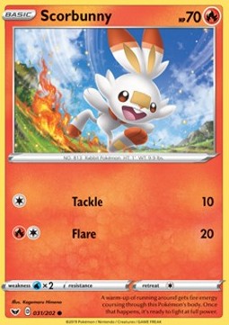 Scorbunny - Sword & Shield (Common) [SSH-31]