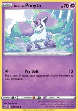 Galarian Ponyta - Sword & Shield (Common) [SSH-81]