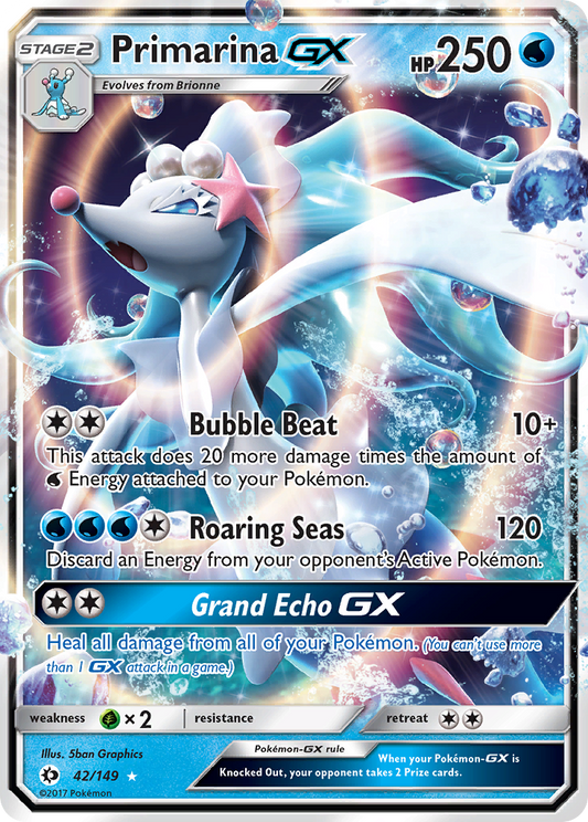 Primarina GX - Sun & Moon (Ultra Rare) [SUM-42]
