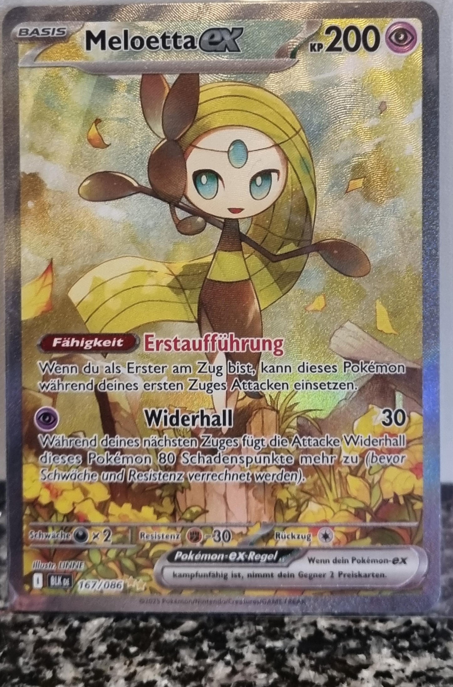 Meloetta ex - Black Bolt (Special Illustration Rare) [BLK-167]