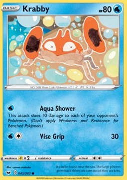 Krabby - Sword & Shield (Common) [SSH-42]