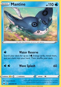 Mantine - Sword & Shield (Uncommon) [SSH-52]