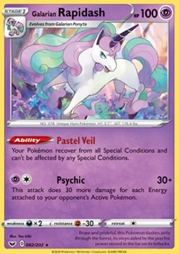 Galarian Rapidash - Sword & Shield (Rare) [SSH-82]