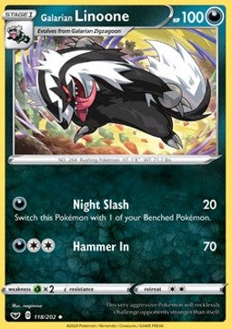 Galarian Linoone - Sword & Shield (Uncommon) [SSH-118]