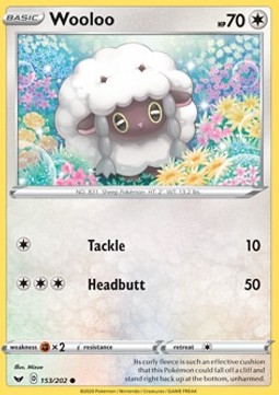 Wooloo - Sword & Shield (Common) [SSH-153]