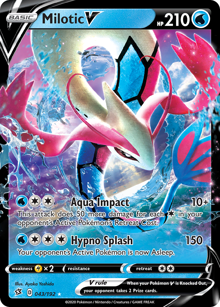 Milotic V - Rebel Clash (Ultra Rare) [RCL-43]
