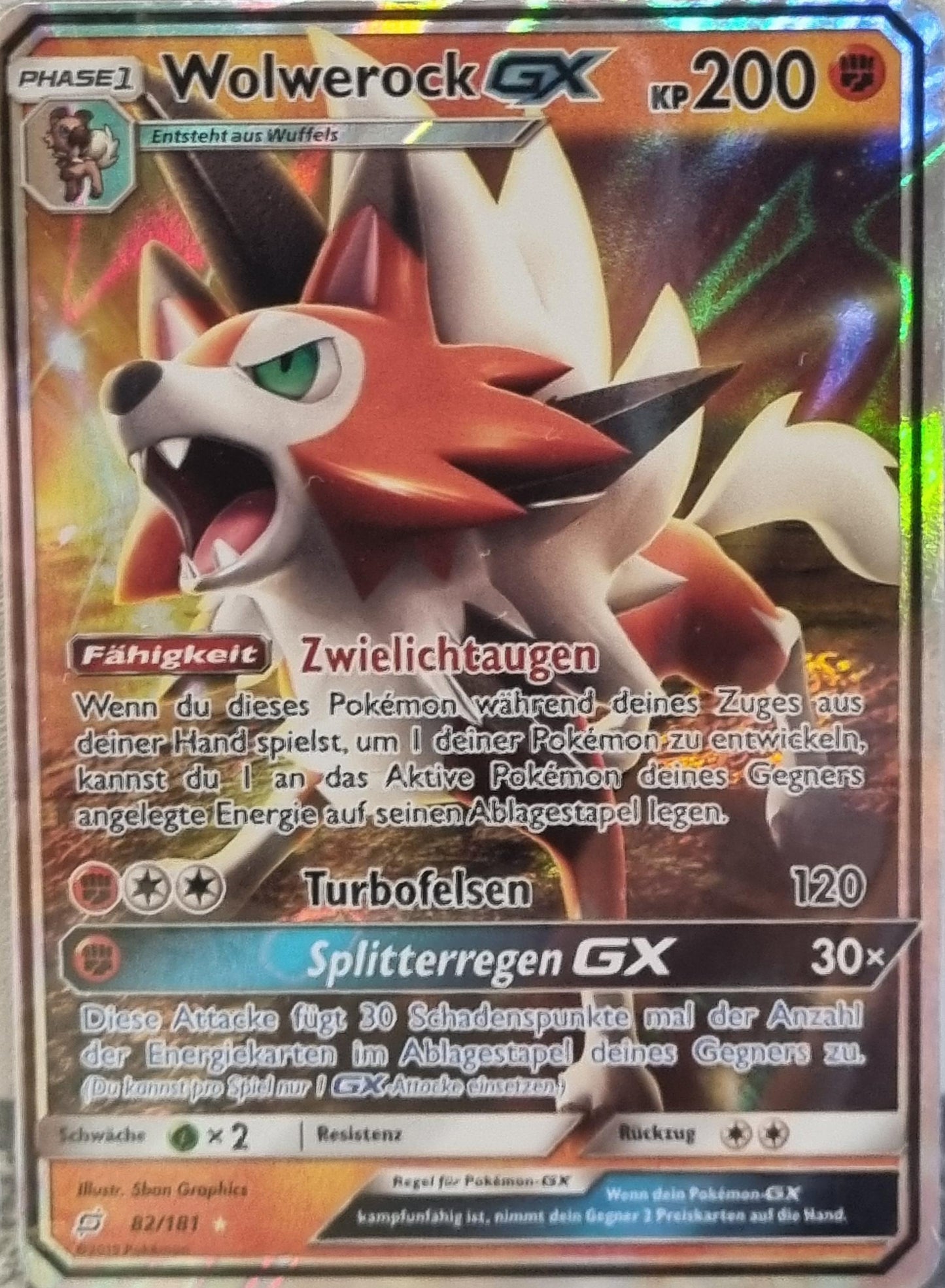 Lycanroc GX - Team Up (Ultra Rare) [TEU-82]