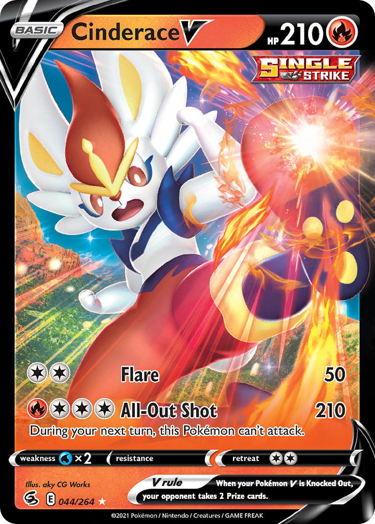 Cinderace V - Fusion Strike (Ultra Rare) [FST-044]