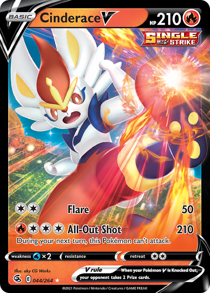 Cinderace V - Fusion Strike (Ultra Rare) [FST-044]