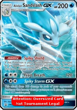 Alolan Sandslash GX - SM Black Star Promos (Oversized) [SM-236]