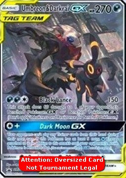 Umbreon & Darkrai GX - SM Black Star Promos (Oversized) [SM-241]