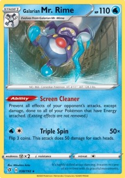Galarian Mr. Rime - Rebel Clash (Rare) [RCL-38]