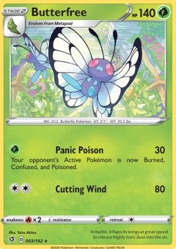 Butterfree - Rebel Clash (Rare) [RCL-3]