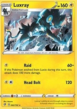 Luxray - Rebel Clash (Holo Rare) [RCL-62]