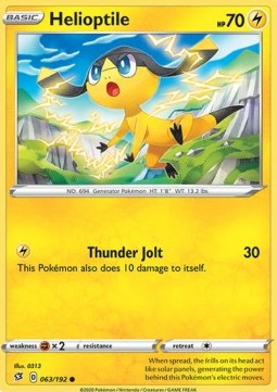 Helioptile - Rebel Clash (Common) [RCL-63]